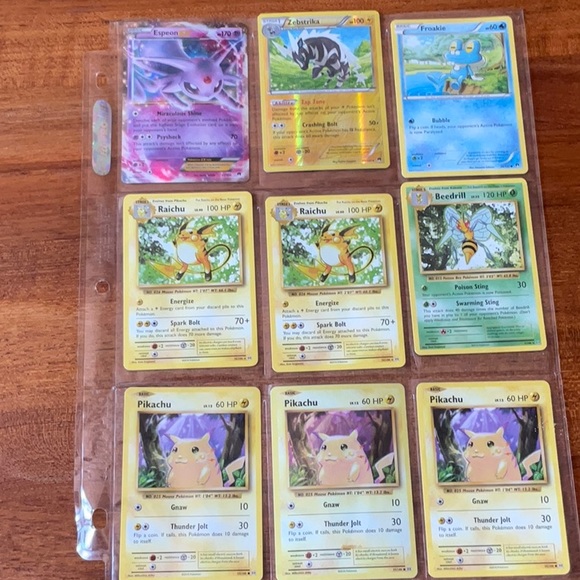 4x Card Pokemon Energy Set Texture Full Art Crown Zenith  Perfect condition Pokémon cards two sheets of energy cards